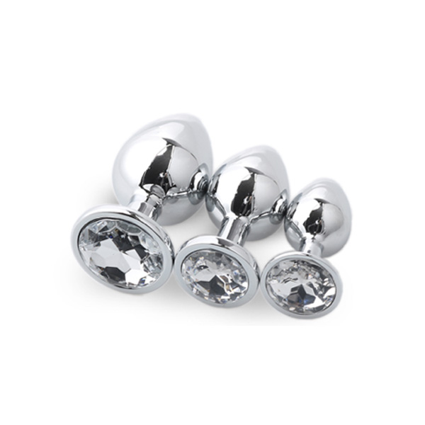 Zeds Production Crystal Colour Anal Plug - Pink