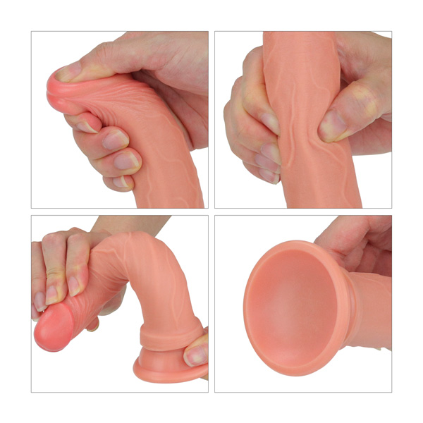 LoveToy Dual layered Liquid Silicone Nature Cock