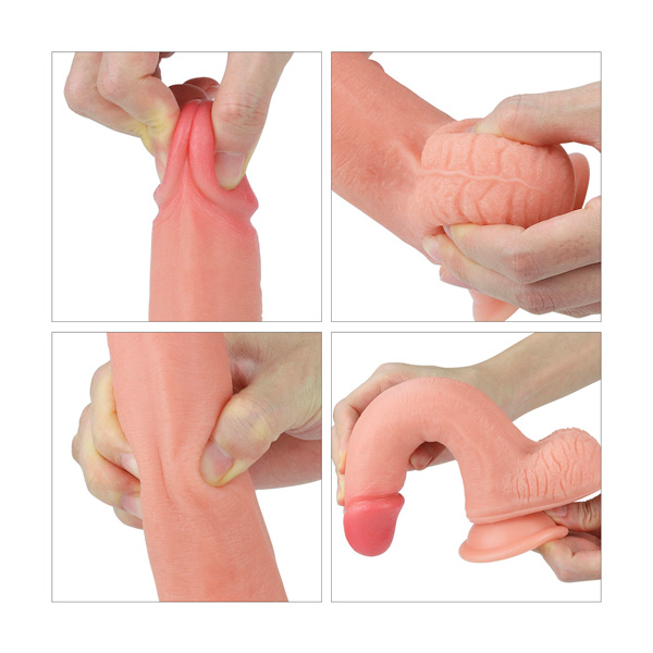LoveToy Dual layered Liquid Silicone Nature Cock