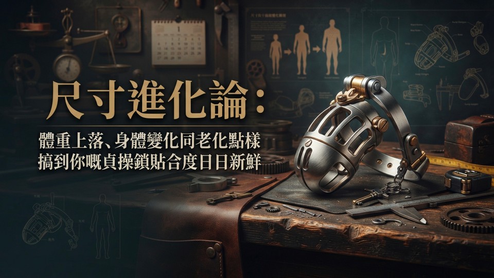尺寸進化論：體重上落、身體變化同老化點樣搞到你嘅貞操鎖貼合度日日新鮮