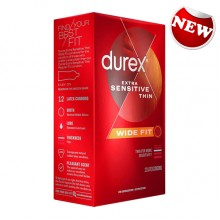 Durex 杜蕾斯至尊超薄加大碼安全套 Wide Fit 60mm (12片裝)
