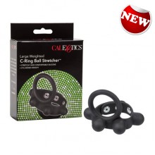 CalExotics 大碼重量C型 持久矽膠陽具環