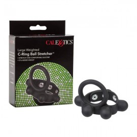 CalExotics 大碼重量C型 持久矽膠陽具環