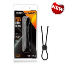 Stay Hard 矽膠 陽具領帶屌環