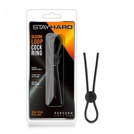 Stay Hard 矽膠 陽具領帶屌環