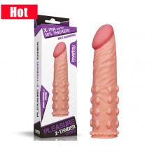 LoveToy 長 2 寸 Pleasure X 柔軟 激凸陽具持久套
