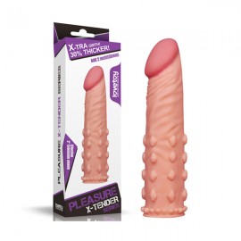 LoveToy 長 2 寸 Pleasure X 柔軟 激凸陽具持久套