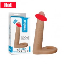 LoveToy 6.25 寸 超柔軟 雙重享受 穿帶式後庭仿真陽具