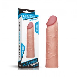 LoveToy 長 1 寸 Pleasure X2 柔軟 陽具持久套