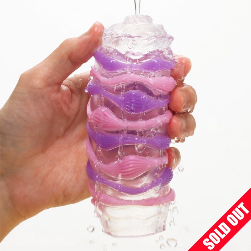 TENGA ARTE DRAPE 織紋杯 流線紫 飛機杯