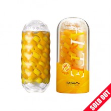 TENGA ARTE Tweed 織紋杯 厚磅黃 飛機杯