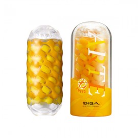TENGA ARTE Tweed 織紋杯 厚磅黃 飛機杯