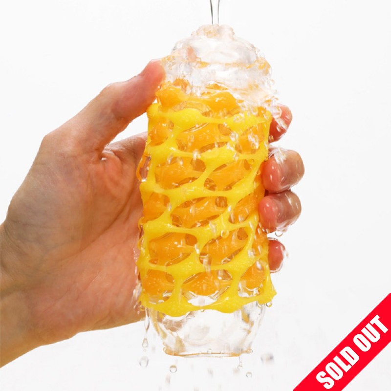 TENGA ARTE Tweed 織紋杯 厚磅黃 飛機杯