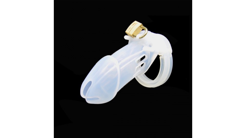 Zeds Production Si02 透明全矽膠組合式貞操鎖 - 長版 Zeds Production Si02 透明全矽膠組合式貞操鎖 - 長版