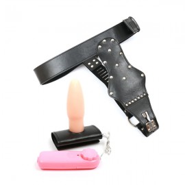 日本 SM VIP 貞操帶+震動器 女性用 
