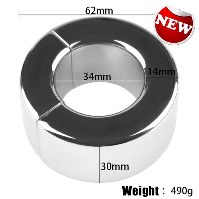 重型磁力不銹鋼延時睾丸環 MS01 - 30mm | Zeds Production