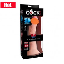 King Cock Plus Triple Density 8" 超仿真陽具