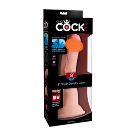 King Cock Plus Triple Density 8" 超仿真陽具