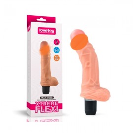 LoveToy Xtreme Flexi 可彎曲 震動 仿真陽具 9寸
