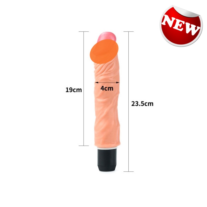 LoveToy Xtreme Flexi 可彎曲 震動 仿真陽具 9.5寸