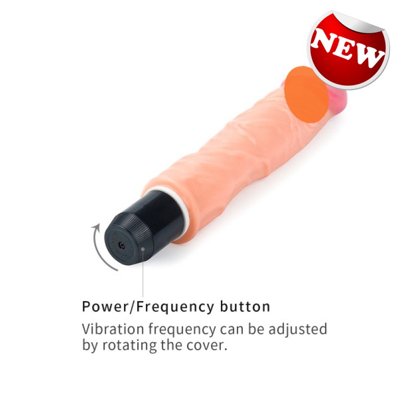 LoveToy Xtreme Flexi 可彎曲 震動 仿真陽具 9.5寸