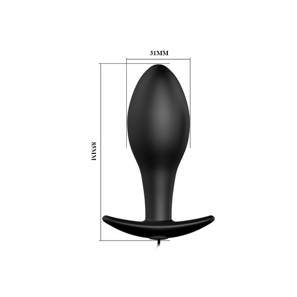 Pretty Love Vibrating Butt Plug with Remote Control