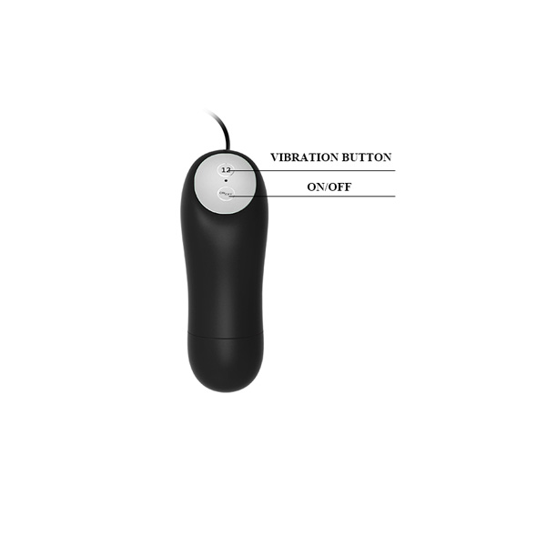 Pretty Love Vibrating Butt Plug with Remote Control