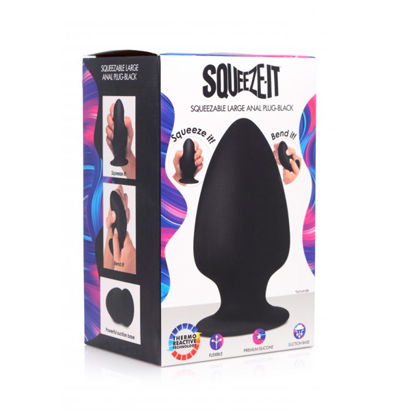 Squeeze-It Silicone Anal Plug