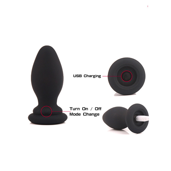 Foxtail Anal Plug with size and details