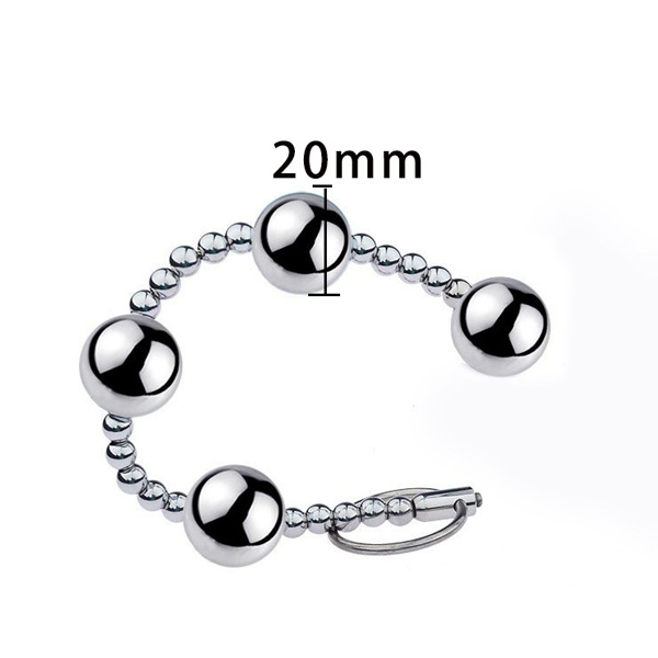 Zeds Production Stainless Steel 4 Anal Beads 20mm