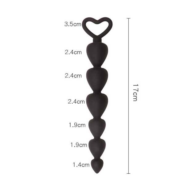 Heart Anal Beads 08 | Zeds Production