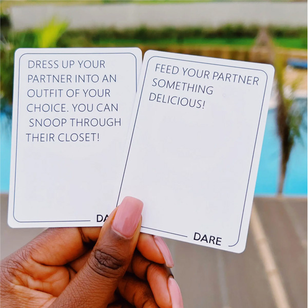 Talk, Flirt, Dare Card Game