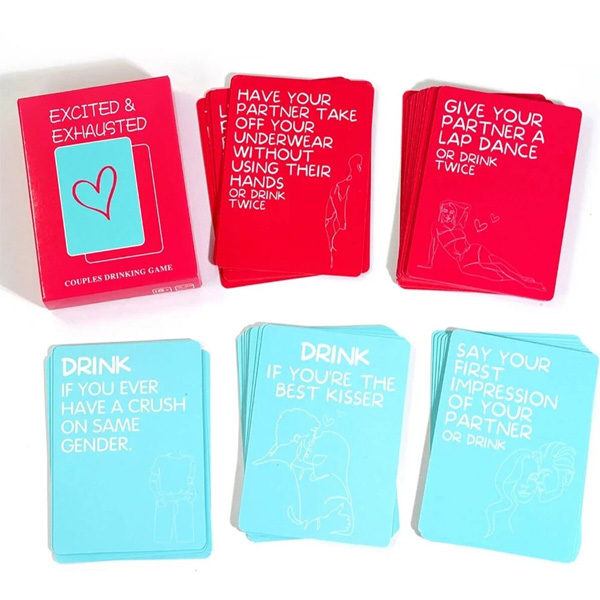 Excited And Exhausted Card Game