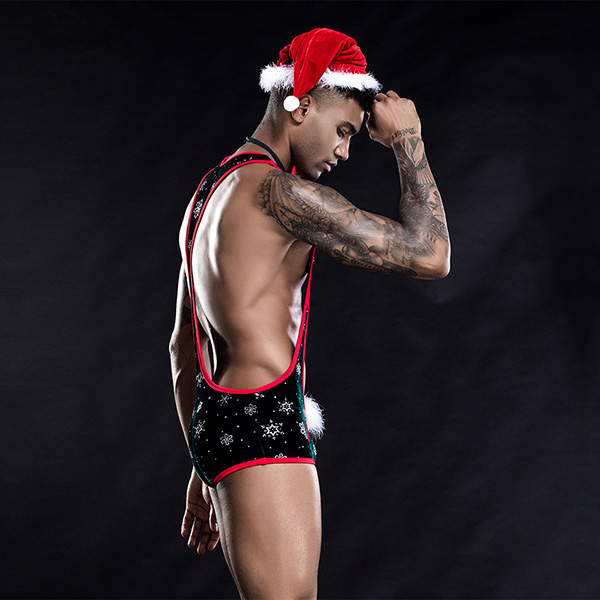 JSY Sexy Men Christmas Lingerie 7225