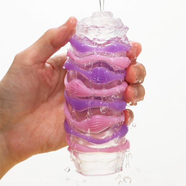 TENGA ARTE DRAPE 織紋杯 流線紫 飛機杯