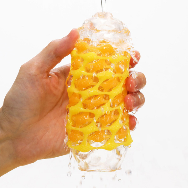 TENGA ARTE Tweed 織紋杯 厚磅黃 飛機杯