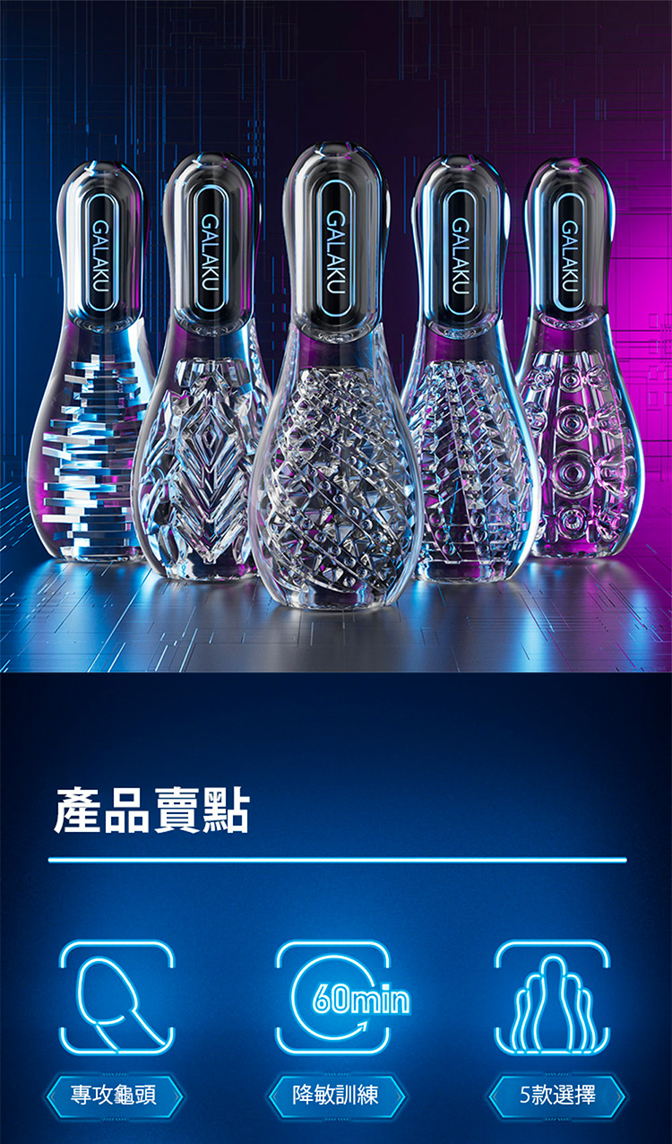 Galaku Keep Young 保齡球 早洩防止 陰莖訓練器