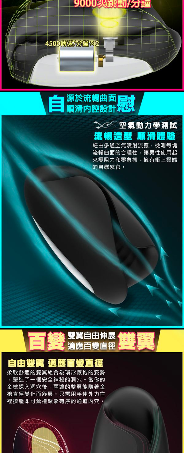 Rends Linga 脈衝 陰莖鍛鍊 電動飛機杯