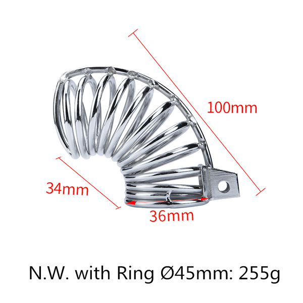 Zeds Production - Stainless Steel Chastity Cage C009