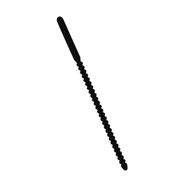 Silicone Beaded Penis Plug side view