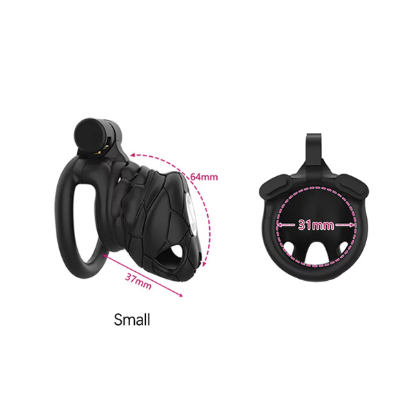 Zeds Production Cobra 8.0 Chastity Cage - Micro