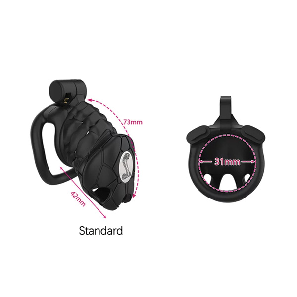 Zeds Production Cobra 8.0 Chastity Cage - Micro