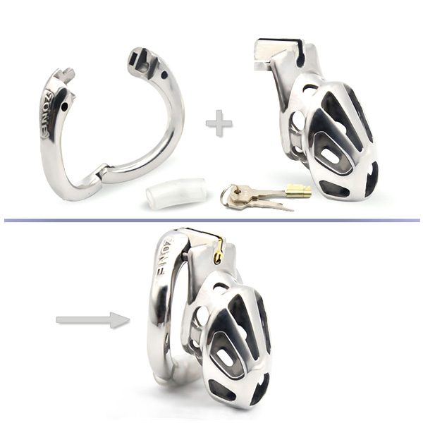 Zeds Production S10 Micro Stainless Steel Chastity Device - Short