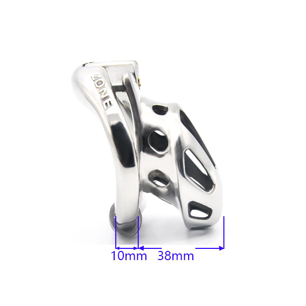 Zeds Production S10 Micro Stainless Steel Chastity Device - Short