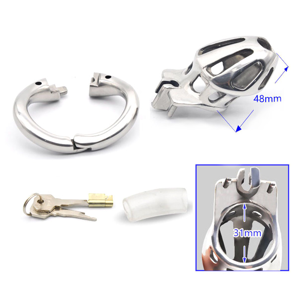 Zeds Production S10 Tight Stainless Steel Chastity Device
