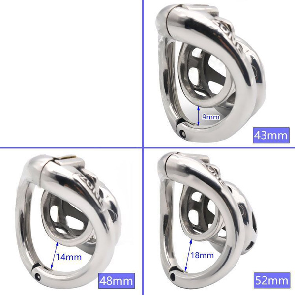 Zeds Production S10 Tight Stainless Steel Chastity Device