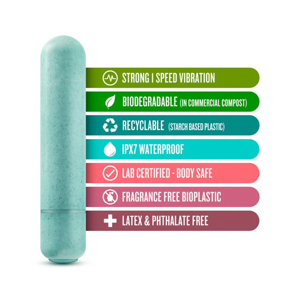 Gaia Eco 子彈 振動器 - 珊瑚色