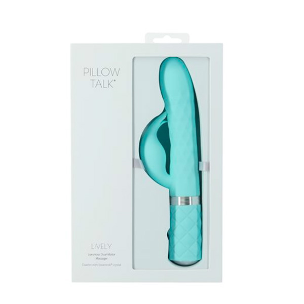 Pillow Talk Lively Luxurious Dual-Motor vibrator in a box packing