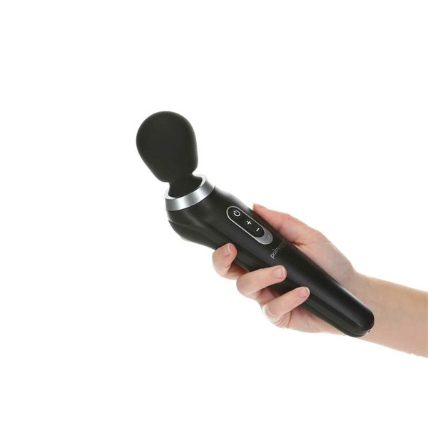 PalmPower Extreme Massage Wand with hand holding it