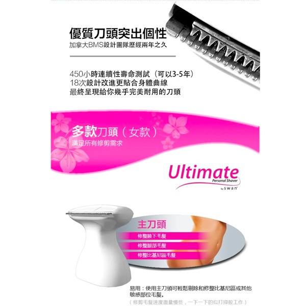 Ultimate Personal Shaver by Swan Kit 私密電動剃毛機